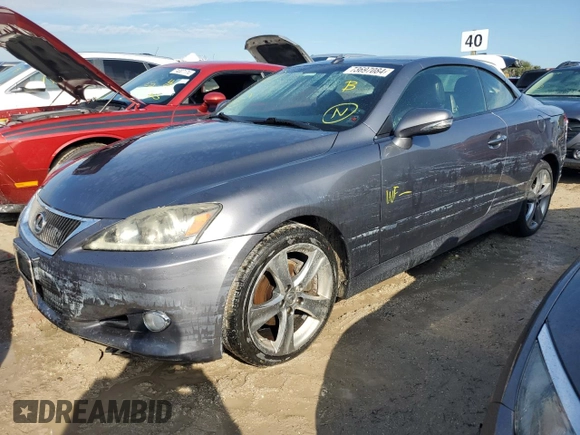 2013 Lexus IS 250 C with VIN JTHFF2C26D2527390, listed as a Copart auction lot 73697084 with Not provided miles and Non repairable. Bid and sale history available at DreamBid. Image 1.