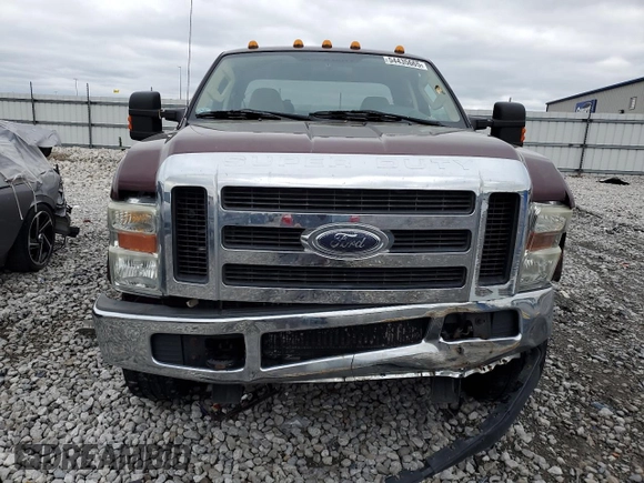 2010 Ford F-250 XL with VIN 1FTSX2BR9AEB14580, listed as a Copart auction lot 54435665 with 161,252 mi miles and Salvage title. Bid and sale history available at DreamBid. Image 5.