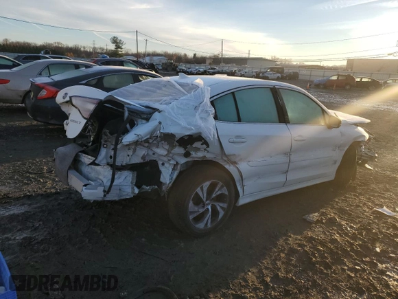 2022 Subaru Legacy with VIN 4S3BWAB68N3004141, listed as a Copart auction lot 81969034 with Not provided miles and Salvage title. Bid and sale history available at DreamBid. Image 3.