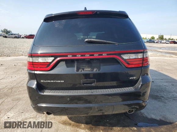 2017 Dodge Durango GT with VIN 1C4RDHDG5HC796594, listed as a Copart auction lot 58473035 with 164,522 mi miles and Salvage title. Bid and sale history available at DreamBid. Image 6.