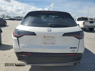 2024 Honda HR-V Sport with VIN 3CZRZ1H53RM720111, listed as a Copart auction lot 46855265 with 30,132 mi miles and Salvage Title. Bid and sale history available at carsss.com. Image 6.