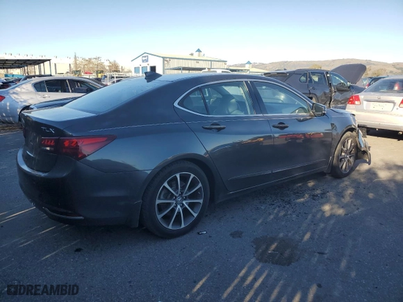 2015 Acura TLX V6 Tech with VIN 19UUB2F51FA015685, listed as a Copart auction lot 87527625 with 114,149 mi miles and Salvage Title. Bid and sale history available at carsss.com. Image 3.