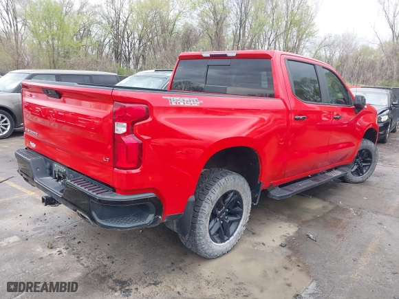2019 Chevrolet Silverado 1500 LT Trail Boss with VIN 1GCPYFED0KZ385466, listed as a IAAI auction lot 41875935 with 94,762 mi miles. Bid and sale history available at carsss.com. Image 4.