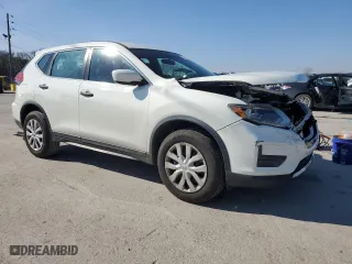 2017 Nissan Rogue SL with VIN 5N1AT2MVXHC823635, listed as a Copart auction lot 44452375 with 82,912 mi miles and Salvage Title. Bid and sale history available at carsss.com. Image 4.