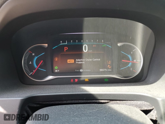 2020 Honda Pilot Touring 8-Passenger with VIN 5FNYF5H98LB013778, listed as a Copart auction lot 53112115 with 86,276 mi miles and Salvage Title. Bid and sale history available at DreamBid. Image 9.