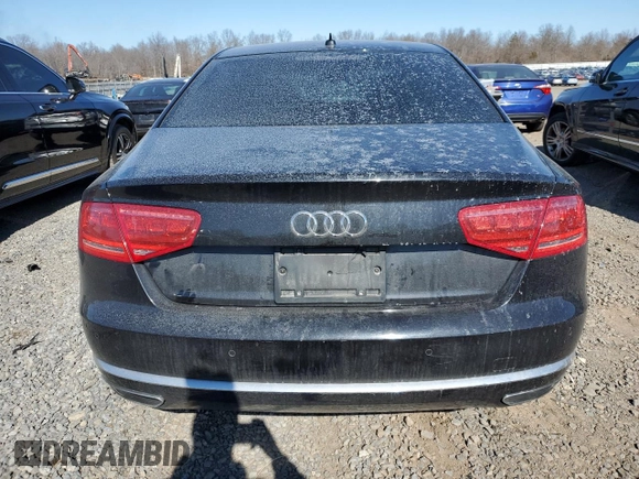 2014 Audi A8 4.0T с VIN WAUR2AFDXEN005361, выставлен на аукционе Copart как лот 46828285 с пробегом 106 984 миль миль и Списание • Salvage title. История ставок и продаж доступна на DreamBid. Изображение 6.