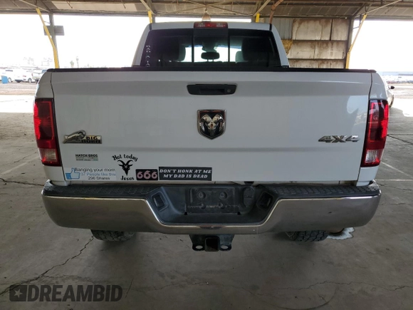 2014 Ram 2500 SLT with VIN 3C6TR5DT0EG309756, listed as a Copart auction lot 51149685 with 163,472 mi miles and Salvage title. Bid and sale history available at DreamBid. Image 6.