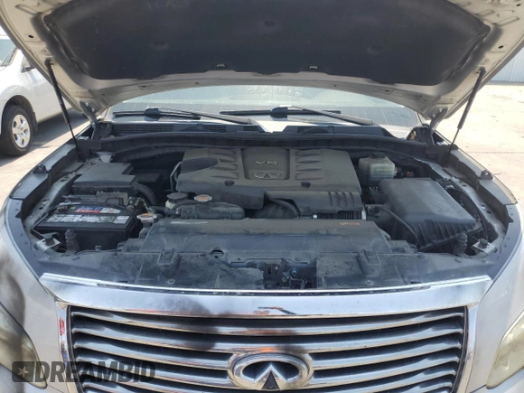 2014 Infiniti QX80 with VIN JN8AZ2NC3E9351193, listed as a Copart auction lot 58953585 with 182,686 mi miles and Salvage title. Bid and sale history available at DreamBid. Image 12.