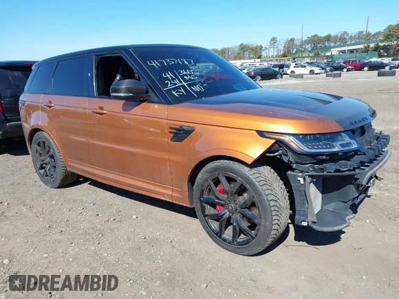 2019 Land Rover Range Rover Sport SVR with VIN SALWZ2SE2KA826052, listed as a IAAI auction lot 41737187 with 41,241 mi miles and . Bid and sale history available at DreamBid. Image 1.