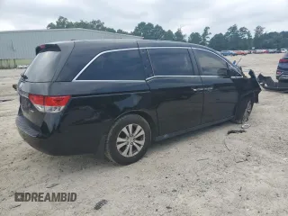 2014 Honda Odyssey EX-L with VIN 5FNRL5H68EB098207, listed as a Copart auction lot 66700024 with 161,701 mi miles and Salvage Title. Bid and sale history available at DreamBid. Image 3.