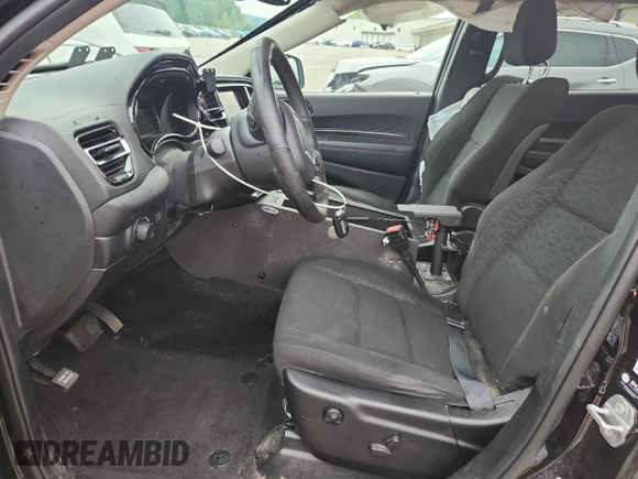 2022 Dodge Durango Pursuit with VIN 1C4SDJFT7NC192608, listed as a Copart auction lot 59837355 with 59,442 mi miles and Salvage title. Bid and sale history available at DreamBid. Image 7.