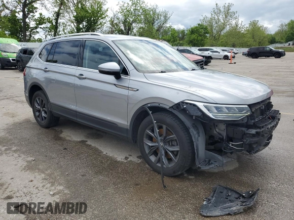 2022 Volkswagen Tiguan SE with VIN 3VV3B7AX0NM048051, listed as a Copart auction lot 55307995 with 36,849 mi miles and Salvage title. Bid and sale history available at DreamBid. Image 4.