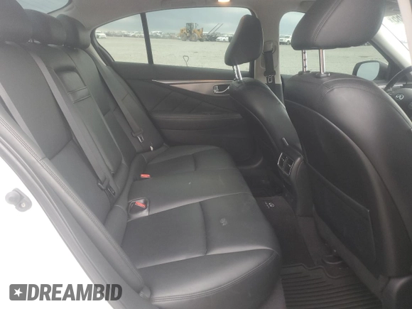 2014 Infiniti Q50 Sport with VIN JN1BV7AR7EM689554, listed as a Copart auction lot 52575755 with 115,553 mi miles and Salvage Title. Bid and sale history available at carsss.com. Image 10.
