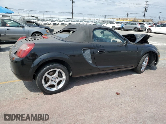 2000 Toyota MR2 z VIN JTDFR3200Y0006035, wystawiony jako Copart lot #56325275 z przebiegiem 143 879 mil mil oraz Szkoda całkowita • Salvage title. Historia ofert i sprzedaży dostępna na DreamBid. Obrazek 3.