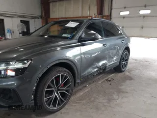 2020 Audi Q8 Premium Plus with VIN WA1EVAF14LD015881, listed as a IAAI auction lot 42646808 with 46,136 mi miles and . Bid and sale history available at DreamBid. Image 17.
