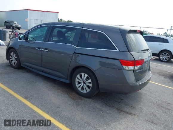 2015 Honda Odyssey EX z VIN 5FNRL5H41FB059667, wystawiony jako IAAI lot #42274039 z przebiegiem 196 687 mil mil oraz . Historia ofert i sprzedaży dostępna na DreamBid. Obrazek 3.