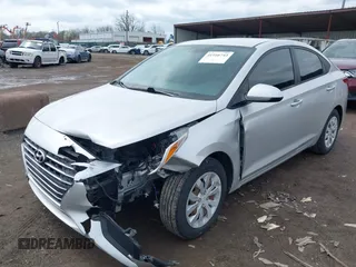 2019 Hyundai Accent SE with VIN 3KPC24A35KE052161, listed as a IAAI auction lot 41916742 with 132,363 mi miles. Bid and sale history available at carsss.com. Image 2.