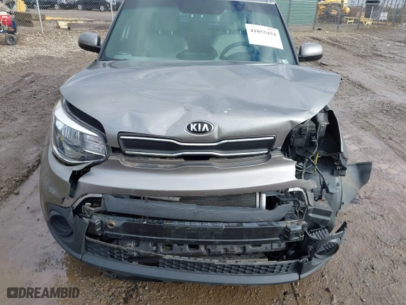 2017 Kia Soul with VIN KNDJN2A29H7474646, listed as a IAAI auction lot 41055454 with 39,783 mi miles. Bid and sale history available at carsss.com. Image 6.