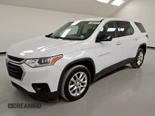 2018 Chevrolet Traverse LS with VIN 1GNERFKW1JJ169415, listed as a Copart auction lot 65165035 with 171,955 mi miles and Clean title. Bid and sale history available at DreamBid. Image 1.