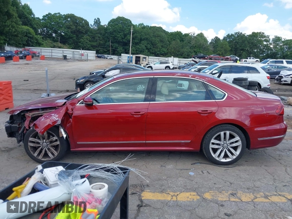 2017 Volkswagen Passat SE with VIN 1VWGT7A30HC058916, listed as a IAAI auction lot 42450554 with 82,960 mi miles and . Bid and sale history available at DreamBid. Image 15.
