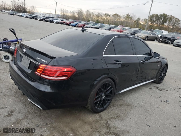 2015 Mercedes-Benz E-Class E 63 AMG S-Model with VIN WDDHF7GB6FB107820, listed as a Copart auction lot 78644054 with 75,865 mi miles and Clean Title. Bid and sale history available at carsss.com. Image 3.