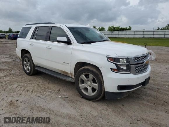 2017 Chevrolet Tahoe LS with VIN 1GNSCAKCXHR392710, listed as a Copart auction lot 54776815 with Not provided miles and Salvage title. Bid and sale history available at DreamBid. Image 4.