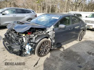 2023 Subaru WRX Premium with VIN JF1VBAF69P9823362, listed as a Copart auction lot 44951115 with 9,515 mi miles and Salvage Title. Bid and sale history available at carsss.com. Image 1.