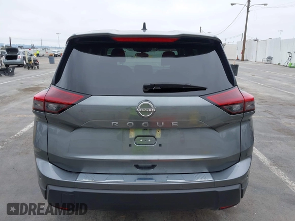 2024 Nissan Rogue S with VIN 5N1BT3AAXRC697600, listed as a IAAI auction lot 42716015 with 28,370 mi miles and . Bid and sale history available at DreamBid. Image 16.