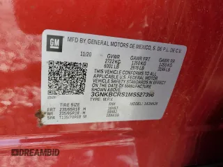 2021 Chevrolet Blazer LT z VIN 3GNKBCRS1MS527396, wystawiony jako Copart lot #51584065 z przebiegiem 74 251 mil mil oraz Szkoda całkowita • Salvage title. Historia ofert i sprzedaży dostępna na DreamBid. Obrazek 15.