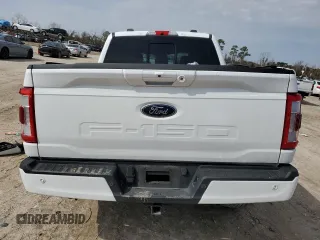 2022 Ford F-150 XL with VIN 1FTFW1ED2NFA67195, listed as a Copart auction lot 45288185 with 57,295 mi miles and Non Repairable. Bid and sale history available at carsss.com. Image 6.