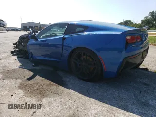 2015 Chevrolet Corvette 1LT with VIN 1G1YB2D77F5108510, listed as a Copart auction lot 68754404 with 80,445 mi miles and Salvage Title. Bid and sale history available at carsss.com. Image 2.