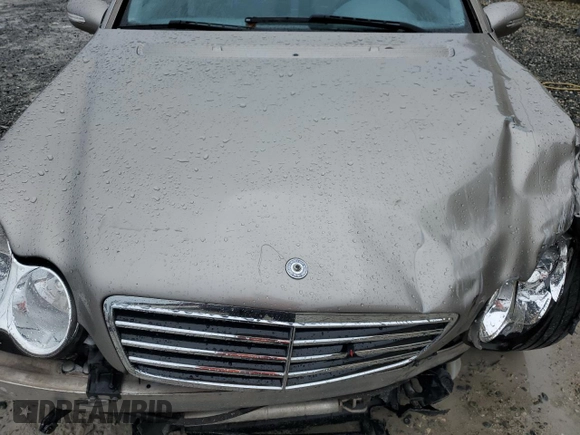 2007 Mercedes-Benz C 230 Sport with VIN WDBRF52H67E027057, listed as a Copart auction lot 59568325 with 144,208 mi miles and Salvage title. Bid and sale history available at DreamBid. Image 11.
