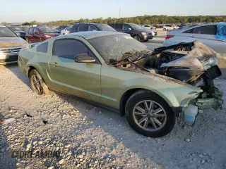 2005 Ford Mustang Deluxe with VIN 1ZVFT80N055136244, listed as a Copart auction lot 74286744 with 0 mi miles and Salvage Title. Bid and sale history available at carsss.com. Image 4.