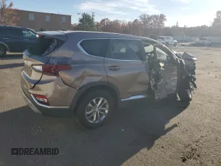2020 Hyundai Santa Fe SE with VIN 5NMS23AD4LH180853, listed as a Copart auction lot 77830584 with 0 mi miles and Salvage Title. Bid and sale history available at carsss.com. Image 3.