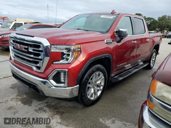 2020 GMC Sierra 1500 with VIN 3GTU8DED9LG154834, listed as a Copart auction lot 74182554 with Not Provided miles and Salvage Title. Bid and sale history available at DreamBid. Image 1.