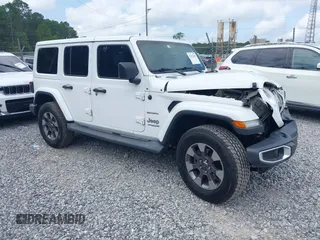 2019 Jeep Wrangler Unlimited Sahara with VIN 1C4HJXEG6KW529208, listed as a IAAI auction lot 42272360 with 145,313 mi miles and . Bid and sale history available at DreamBid. Image 1.