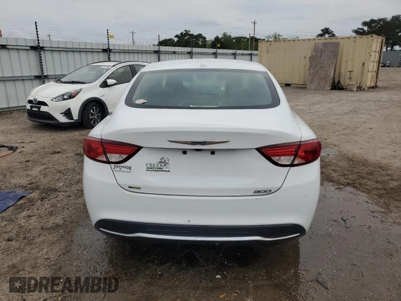 2016 Chrysler 200 Limited with VIN 1C3CCCAB6GN136401, listed as a Copart auction lot 53625445 with 172,133 mi miles and Clean Title. Bid and sale history available at carsss.com. Image 6.