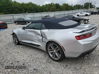 2018 Chevrolet Camaro 2LT with VIN 1G1FD3DX8J0100011, listed as a Copart auction lot 57091813 with 80,917 mi miles. Bid and sale history available at carsss.com. Image 2.