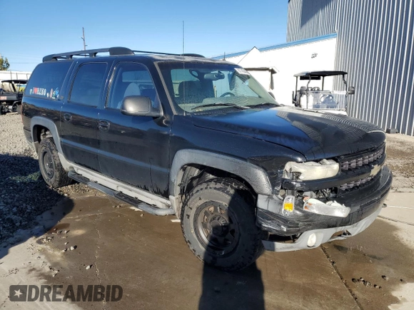 2002 Chevrolet Suburban Z71 with VIN 3GNFK16T12G256875, listed as a Copart auction lot 87745445 with 294,778 mi miles and Salvage Title. Bid and sale history available at carsss.com. Image 4.