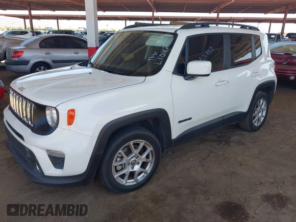 2020 Jeep Renegade Latitude with VIN ZACNJABB7LPL10827, listed as a IAAI auction lot 42606672 with 149,110 mi miles and . Bid and sale history available at DreamBid. Image 17.