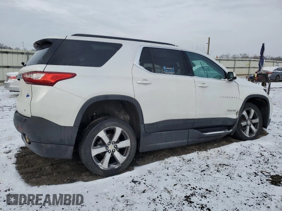 2021 Chevrolet Traverse LT z VIN 1GNERHKWXMJ252163, wystawiony jako Copart lot #43426355 z przebiegiem 40 796 mil mil oraz Szkoda całkowita • Salvage title. Historia ofert i sprzedaży dostępna na DreamBid. Obrazek 3.