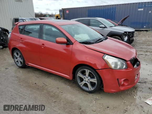 2009 Pontiac Vibe GT with VIN 5Y2SR67069Z427148, listed as a Copart auction lot 78658514 with 129,399 mi miles and Non Repairable. Bid and sale history available at carsss.com. Image 4.