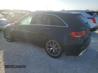 2020 Mercedes-Benz GLC with VIN W1N0G6EB0LF801501, listed as a Copart auction lot 76506974 with 0 mi miles and Salvage Title. Bid and sale history available at carsss.com. Image 2.