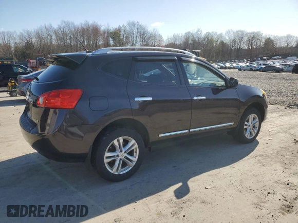 2012 Nissan Rogue SV with VIN JN8AS5MVXCW352946, listed as a Copart auction lot 53124875 with 99,248 mi miles and Salvage Title. Bid and sale history available at carsss.com. Image 3.