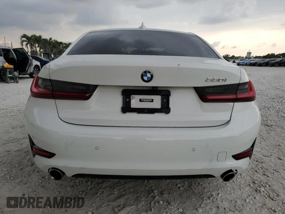 2022 BMW 3 Series 330i with VIN 3MW5R1J02N8C36224, listed as a Copart auction lot 50513865 with 22,084 mi miles and Non Repairable. Bid and sale history available at carsss.com. Image 6.