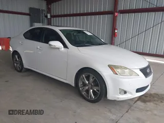 2009 Lexus IS 250 with VIN JTHBK262792090478, listed as a IAAI auction lot 41567578 with 1 mi miles. Bid and sale history available at carsss.com. Image 1.