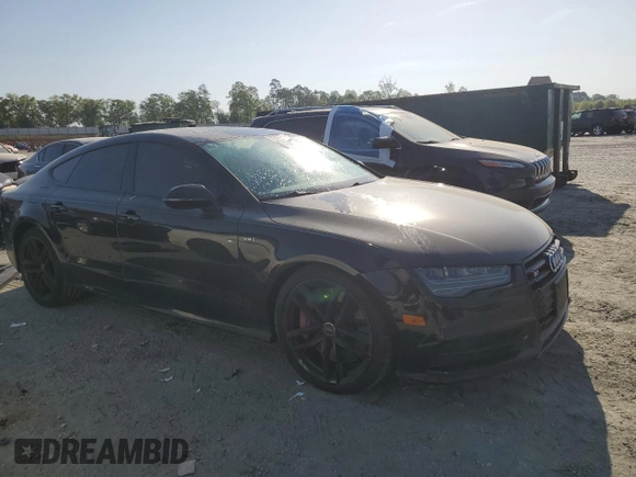 2017 Audi S7 Premium Plus with VIN WAUWFAFC1HN074913, listed as a Copart auction lot 53866375 with 127,919 mi miles and Clean Title. Bid and sale history available at carsss.com. Image 4.
