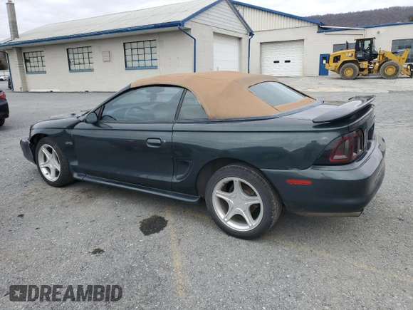1998 Ford Mustang GT with VIN 1FAFP45XXWF160692, listed as a Copart auction lot 47210885 with 180,035 mi miles and Salvage Title. Bid and sale history available at carsss.com. Image 2.