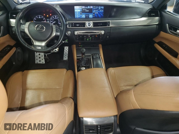 2013 Lexus GS 350 with VIN JTHBE1BL5D5025426, listed as a Copart auction lot 50168305 with 147,897 mi miles and Salvage Title. Bid and sale history available at DreamBid. Image 8.