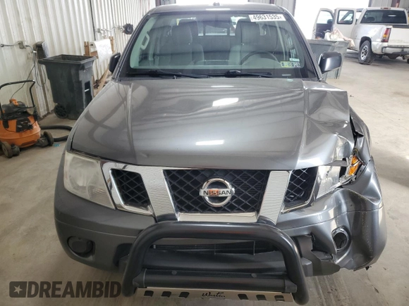 2016 Nissan Frontier SV with VIN 1N6AD0EV1GN714632, listed as a Copart auction lot 49631535 with 53,467 mi miles and Salvage title. Bid and sale history available at DreamBid. Image 5.